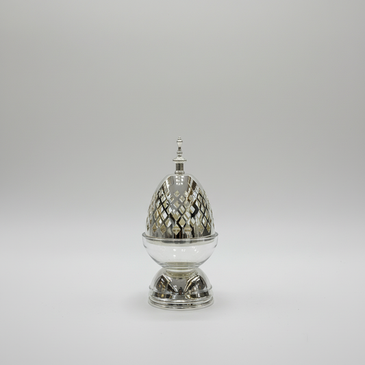 مبخرة تاج البلور – ستانلس ستيل